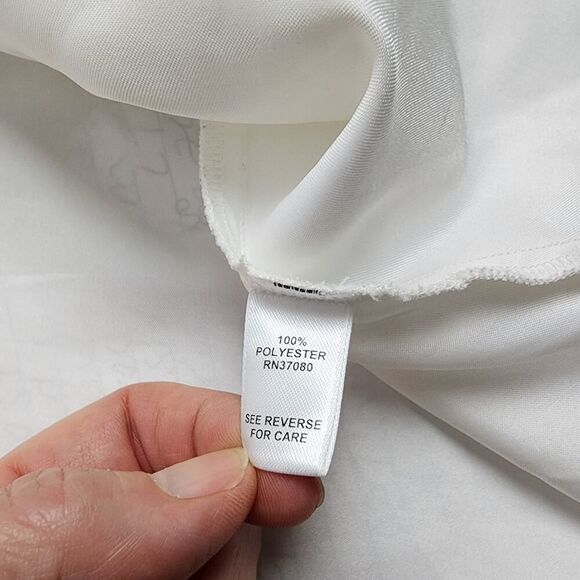 Cato Floral Mesh Tank Top White Size 26-28 - Picture 8 of 9